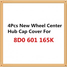4pcs High Quality Brand New Car Gray Wheel Center Hub Rim Caps Cover Cap 8D0601165K