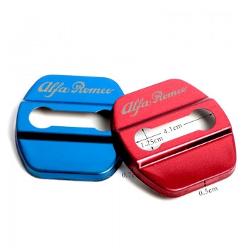 4pcs Car Accessories Car Styling Case For alfa romeo giulia stelvio Auto Door Lock Protection Cover Car-Styling