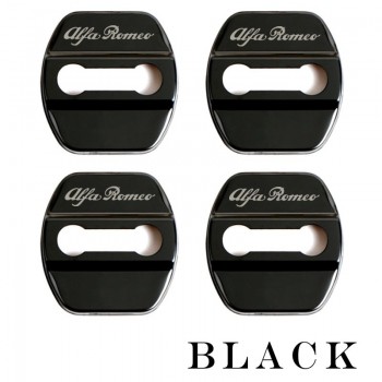4pcs Car Accessories Car Styling Case For alfa romeo giulia stelvio Auto Door Lock Protection Cover Car-Styling