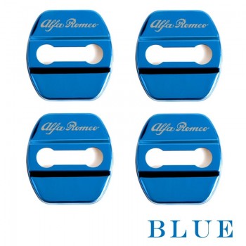 4pcs Car Accessories Car Styling Case For alfa romeo giulia stelvio Auto Door Lock Protection Cover Car-Styling