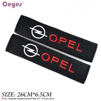 Seat Belt Cover Car Styling Pure Cotton Case For Opel Astra H G J Insignia Mokka Zafira Corsa Vectra C D Accessories Car-Styling