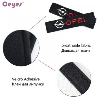 Seat Belt Cover Car Styling Pure Cotton Case For Opel Astra H G J Insignia Mokka Zafira Corsa Vectra C D Accessories Car-Styling