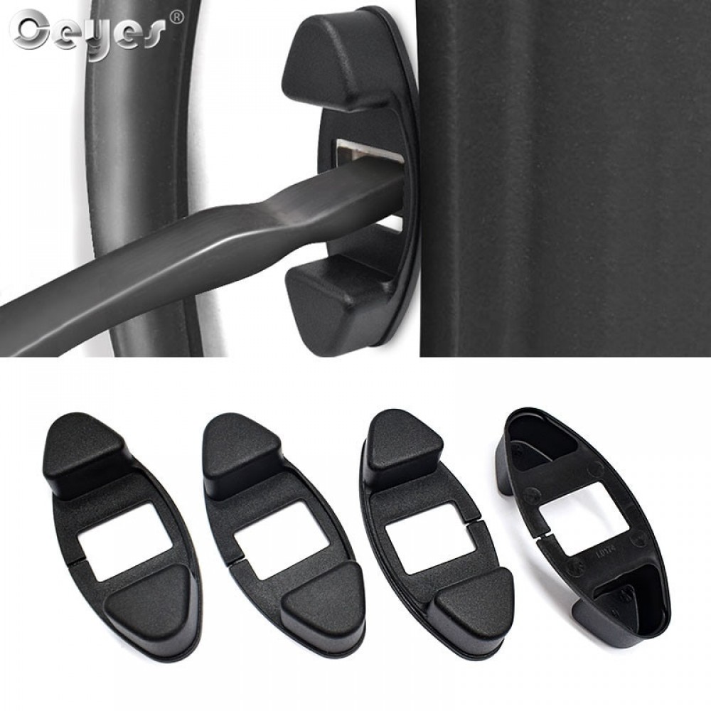 Ceyes Protect And Decor Car Styling For Toyota Rav4 Land Cruiser Corolla Chr Yaris LC200 Buckle Door Lock Stopper Limiting Cover