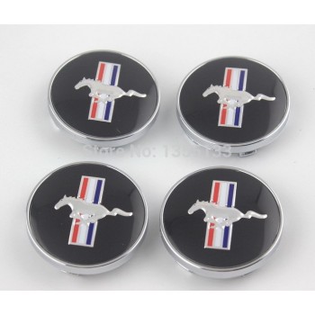 4pcs 60mm Mustang Wheel Center Hub Cap/Cover DHL Free Shipping