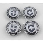 60mm HRE wheels cap Car  styling Wheel Center Hub Cover Black+Grey