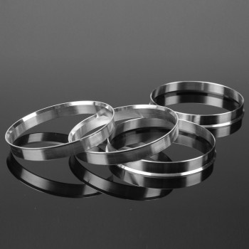 4pcs Universal Car Wheel Central Hub Rings 72.6mm I/D 74.1mm O/D Aluminum