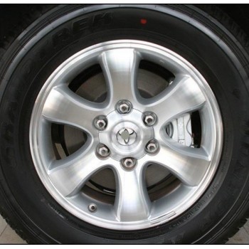 4pcs 140mm 95mm Silver Full Chrome Wheel center Hub Cap Alloy hubcaps Fit 2007-2013 Toyota Land Cruiser 4000 Prado 4.0L