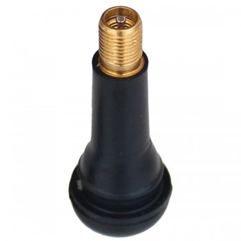 New Arrival 10Pcs  TR414 core vacuum tire nozzle car black rubber valve alloy valve