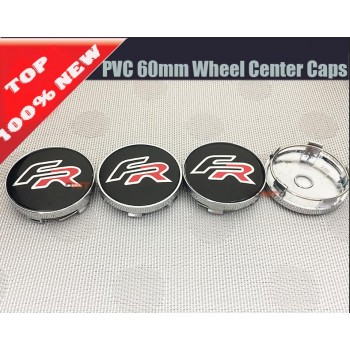 4PCS/lot 56mm 60mm 64mm Car Wheel Hub caps car emblem wheel center caps for FR logo for Cordoba Leon Ibiza Toledo auto styling