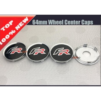 4PCS/lot 56mm 60mm 64mm Car Wheel Hub caps car emblem wheel center caps for FR logo for Cordoba Leon Ibiza Toledo auto styling