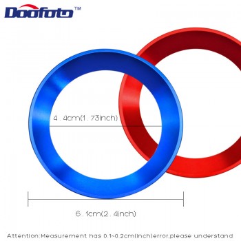 Doofoto Car Styling Steering Wheel Circle Ring Accessories For Skoda Octavia A 7 A7 A5 2 Rapid Fabia Superb 2012-2016 Decorative