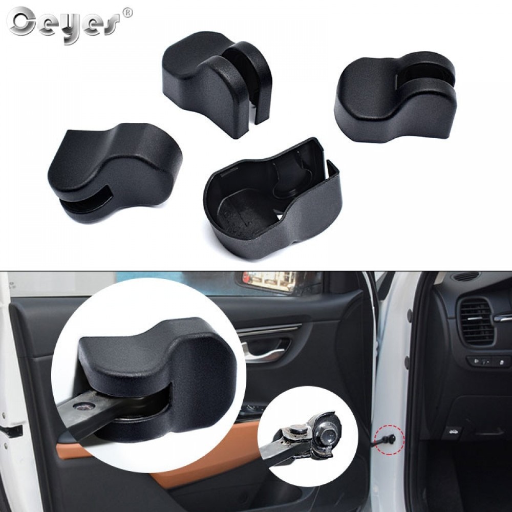 Ceyes Car Styling Door Lock Stopper Limiting Cover Fit For Kia Rio 4 Cerato Sportage Forte Sorento Soul Free Shiping Abs Sticker