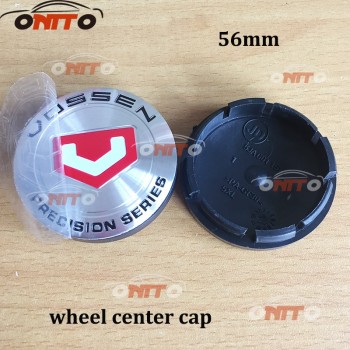 Car Accessories 4pcs 56mm 60mm Car Center Caps Badge Auto Car Wheel Hub Caps Emblem Wheel Center Caps for Vossen car styling