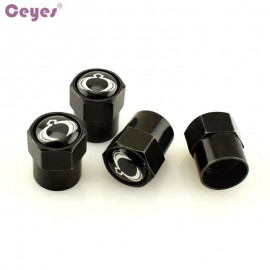 Ceyes Car Styling Car Tyre Dust Covers Case For Ssangyong kyron Rexton Korando Accessories Auto Wheel Tire Valve Cap Car-Styling