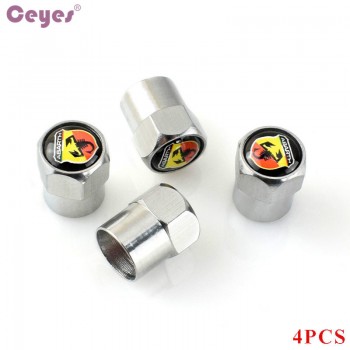 Ceyes Car Styling Valves Tyre Caps Case For Fiat Punto 500 For Abarth Stilo Ducato Palio Car-Styling Wheel Tire Stem Air Covers