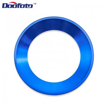 Doofoto Car Steering Wheel Decoration Circle Ring Stickers For Volkswagen 4 5 Mk6 Polo Golf Tiguan Beetle Passat Touran Scirocco