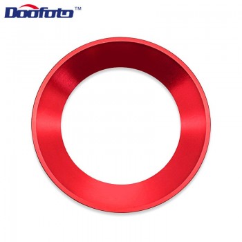 Doofoto Car Steering Wheel Decoration Circle Ring Stickers For Volkswagen 4 5 Mk6 Polo Golf Tiguan Beetle Passat Touran Scirocco