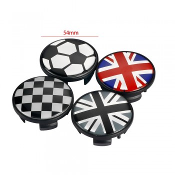 4pcs ABS Car Wheel Center Hub Caps For Mini Cooper JCW One+ S Countryman R55 R56 R60 R60 F55 F56 Car Styling Accessories