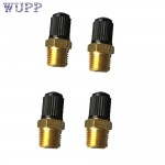 4PC 1/8 Inches Brass Air Compressor Tank Fill Valve Tiptop New Arrival High Quality Hot_KXL0622