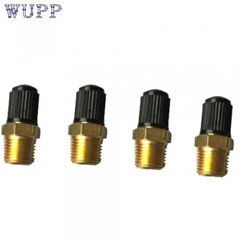 4PC 1/8 Inches Brass Air Compressor Tank Fill Valve Tiptop New Arrival High Quality Hot_KXL0622