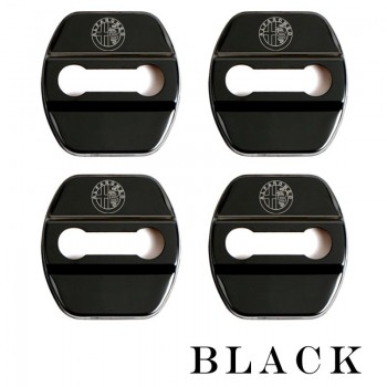4pcs/lot Stainless Steel Car Door Lock Cover for alfa romeo giulia stelvio  Accessories Car-Styling