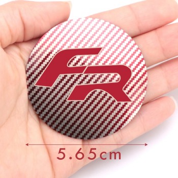 4pcs 56.5mm Car Badge Emblem Sticker Car Wheel Center Cover Cap Hub Rim for Seat FR Leon Ibiza cupra Car accessories Automobiles