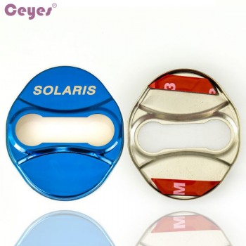 Ceyes 4pcs Auto Door Lock Cover Car Styling Case For Hyundai Ix35 Solaris Accent Car Emblems Decoration Accessories Car-Styling