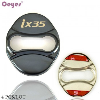 Ceyes 4pcs Auto Door Lock Cover Car Styling Case For Hyundai Ix35 Solaris Accent Car Emblems Decoration Accessories Car-Styling