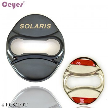 Ceyes 4pcs Auto Door Lock Cover Car Styling Case For Hyundai Ix35 Solaris Accent Car Emblems Decoration Accessories Car-Styling