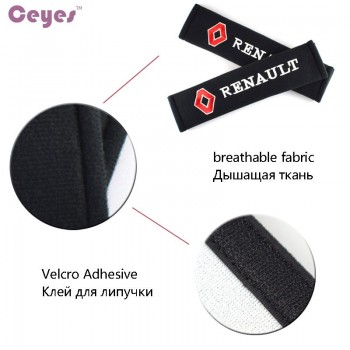 Car Styling Seat Belt Cover Case For Renault Megane 2 Duster Logan Captur Clio Laguna 3 Fluence Cotton Accessories Car-Styling