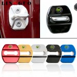 Car Emblems Accessories Car Styling Case For alfa romeo giulia stelvio Auto Door Lock Protection Cover Car-Styling 4pcs/lot