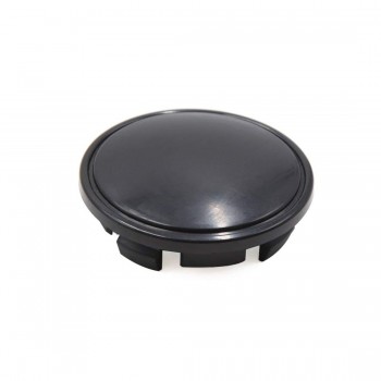 uxcell Black 65mm Dia 8 Lugs Car Tire Wheel Center Hub Cap Cover Dust Againster