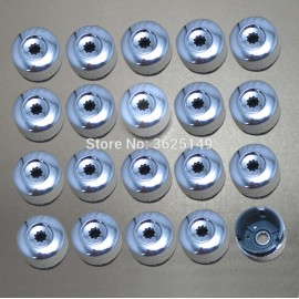 20x a set  silver Chrome Wheel Lug Bolt Nut cover Cap  7L6601173A  7L6 601 173A 2ZZ for VW Touareg from 2004 - 2014