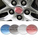 4pcs 56.5mm Car Badge Emblem Sticker Car Wheel Center Cover Cap Hub Rim for Ford focus ST racing Car accessories Automobiles