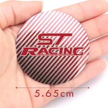 4pcs 56.5mm Car Badge Emblem Sticker Car Wheel Center Cover Cap Hub Rim for Ford focus ST racing Car accessories Automobiles