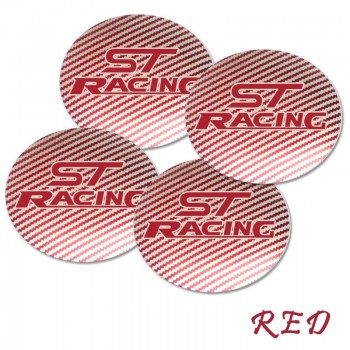 4pcs 56.5mm Car Badge Emblem Sticker Car Wheel Center Cover Cap Hub Rim for Ford focus ST racing Car accessories Automobiles