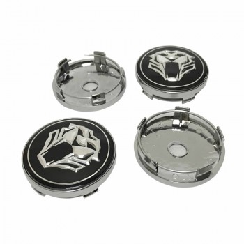 4x 60mm Tiger Car Wheel Center Hub Cap Sticker For VW Golf Passat Polo Ford Focus Ranger Fiesta Nissan Qashqai J11 Juke Tiida