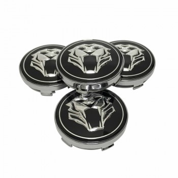 4x 60mm Tiger Car Wheel Center Hub Cap Sticker For VW Golf Passat Polo Ford Focus Ranger Fiesta Nissan Qashqai J11 Juke Tiida