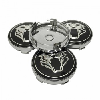 4x 60mm Tiger Car Wheel Center Hub Cap Sticker For VW Golf Passat Polo Ford Focus Ranger Fiesta Nissan Qashqai J11 Juke Tiida