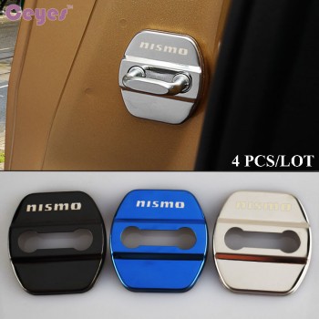 Ceyes Door Lock Cover Car Styling Case For Nissan Nismo Tiida Teana Skyline Juke X-Trail Almera Qashqai Accessories Car-Styling