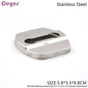 Ceyes Door Lock Cover Car Styling Case For Nissan Nismo Tiida Teana Skyline Juke X-Trail Almera Qashqai Accessories Car-Styling