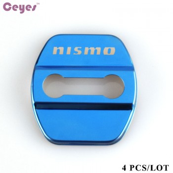 Ceyes Door Lock Cover Car Styling Case For Nissan Nismo Tiida Teana Skyline Juke X-Trail Almera Qashqai Accessories Car-Styling
