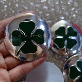 56mm ALFA ROMEO green delta Car Wheel Emblem Badge Sticker for 4C 147 156 166 159 Giulietta Giulia Spider GT