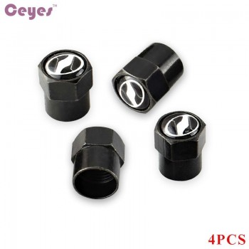 Ceyes Car Styling Auto Wheel Tire Valve Tyre Stem Air Caps Case For Toyota Voxy Vellfire Car Emblem Accessories Car-Styling 4pcs