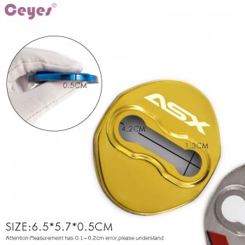 Ceyes JDM Car Styling Car Buckle Case For Mitsubishi ASX 2012 Accessories Auto Door Lock Decoration Cover Car-Styling 4pcs/lot