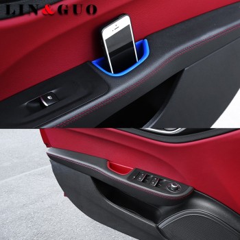 2pcs Car inner door handle holding box of Store content box fit for Alfa Romeo Giulia car accessories