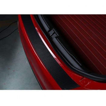 Car tail box with Anti-scrape 3D carbon fiber decorative sticker fit for Alfa romeo giulia car styling