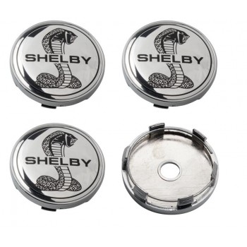4pcs 60mm 3D Cobra Snake Car Emblem Tire Wheel Center Hub Cap Badge wheel Decal Sticker for Ford mustang Shelby GT500 GT350
