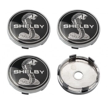 4pcs 60mm 3D Cobra Snake Car Emblem Tire Wheel Center Hub Cap Badge wheel Decal Sticker for Ford mustang Shelby GT500 GT350