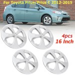 4pcs 16 5-spoke Silver Hubcap Wheel Cover For Toyota Prius/Prius C 2012 2013 2014 2015 4260247060